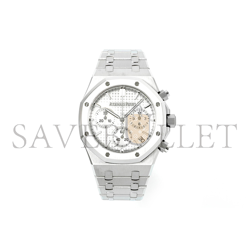 audemars P*g*et royal oak chronograph white dial 26240st.oo.1320st.07